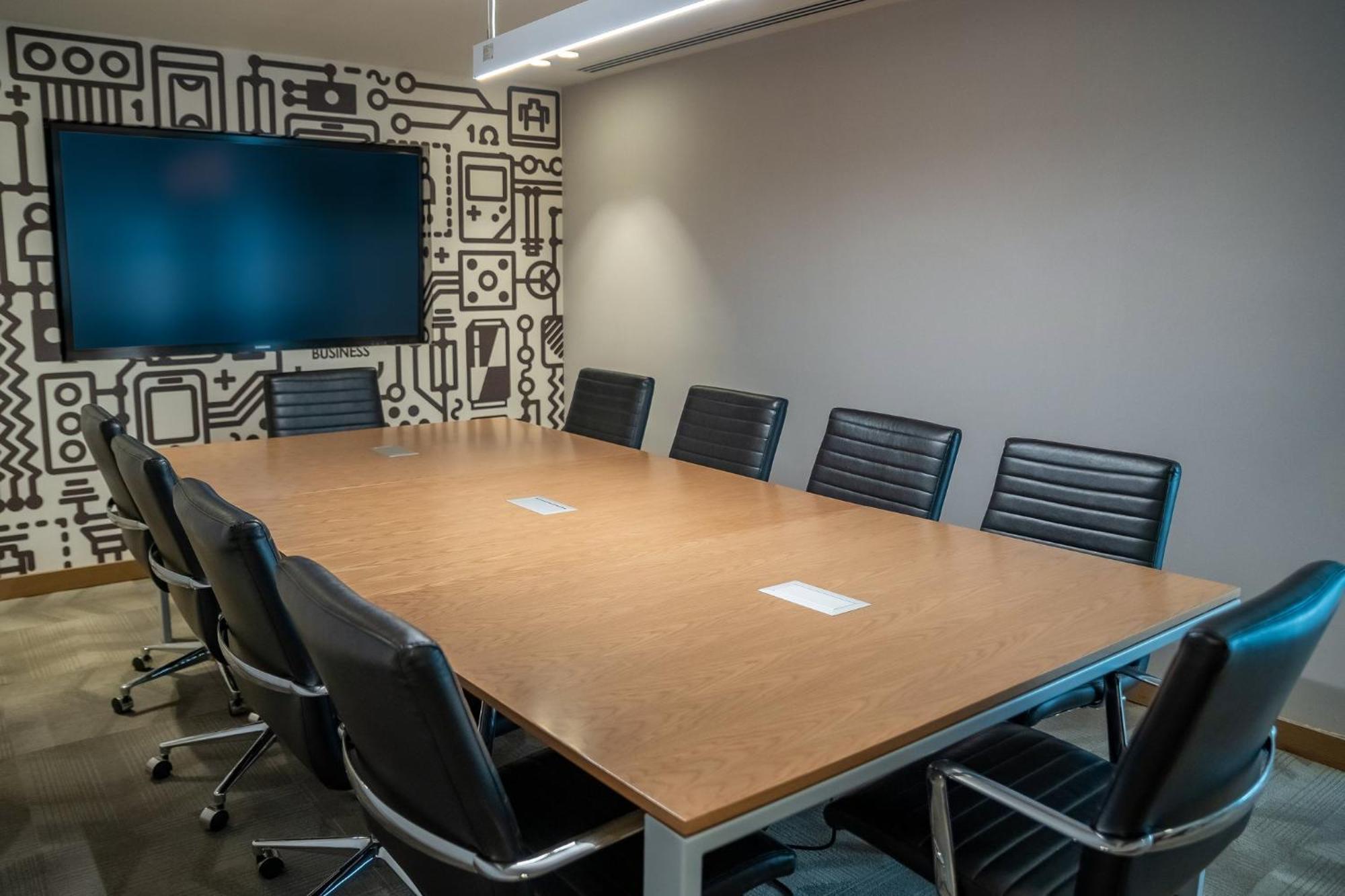 Fiesta Americana Viaducto Aeropuerto Kota Meksiko Bagian luar foto A meeting room at the company's headquarters in San Francisco